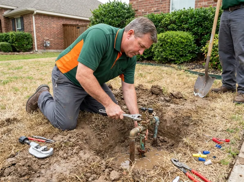 Sprinkler Valve Repair in Arlington, tx
